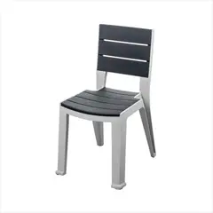 MQ - Silla Plástica Sin Brazos Madeira Color Cuarzo