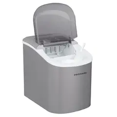 FRIGIDAIRE - Máquina de Hielo Compacta EFIC189-Silver Producción de 12 kg/día en Color Plateado
