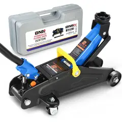 DNA MOTORING - Gato Hidráulico de Perfil Bajo 1.5 Toneladas para Coche con Elevación Rápida