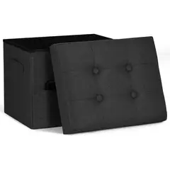 undefined - Puff de Almacenamiento con Asiento de Espuma