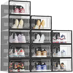 undefined - Organizador de Zapatos con 12 Cajas Apilables