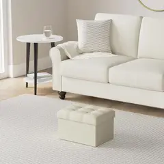 undefined - Taburete Plegable Pequeño con Almacenamiento