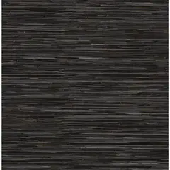NUWALLPAPER - Papel de Colgadura 52,07cm x 548,64cm Grassweave Negro