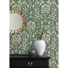 NUWALLPAPER - Papel Tapiz Autoadhesivo Emerald Enchanted Estilo Escandinavo
