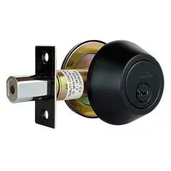 KL SECURITY - Cerrojo Llave Mariposa Negro 107 Kl