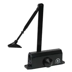 MAXILOCK - Cierra Puertas Negro Hasta 60 Kg