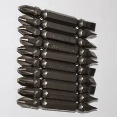 UYUSTOOLS - Juego de Puntas Dobles Magneticas 10 Piezas S2 Ph2 Estrella y Sl6 Pala Uyus