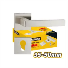 UYUSTOOLS - Cerradura Chapa Colonial Llave-Llave Gris Mate