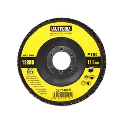 UYUSTOOLS - Disco Lija Flap para Madera P80 180 mm 9000 RPM