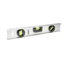 FOY - Nivel de Gota en Aluminio 24 Pulgadas con 3 Ventanas Amplias