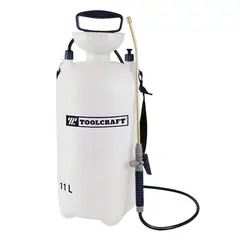 TOOLCRAFT - Fumigador Jardinero De 11 L Bombeo Pistón Central