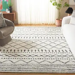 SAFAVIEH - Tapete Grueso Marroquí 274 x 366 cm Estilo Acogedor Para Sala y Dormitorio