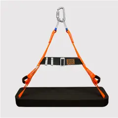 undefined - Silla De Suspensión En Polyester. Incluye Mosquetón. Elemento Para Trabajar Suspendido En Forma Cómoda Y Segura Con Dispositivos De Ascenso Y Descenso.