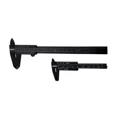 FOY - Set 2 Calibradores Pie De Rey Vernier 6'' Y 3'' Plástico