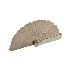 SURTEK - Calibrador De Bujías Galgas 26 Hojas En Pulgadas