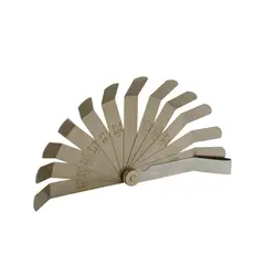 SURTEK - Calibrador De Bujías Galgas 12 Hojas En Pulgadas