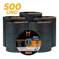 undefined - Disco de Abrasivo 7 Pulgadas x 500 Unidades Master Herramientas