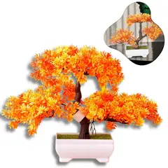 GENERICO - Plantas Artificiales Árbol Bonsái Pequeño Chino