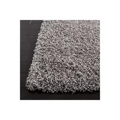 SAFAVIEH - Tapete California Shag de 69 x 152 cm Color Plateado Suave y Esponjoso