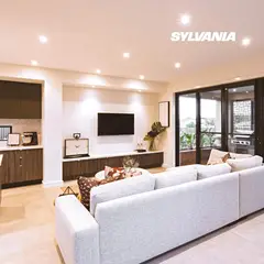 SYLVANIA - Panel LED Sin Borde 12w Luz Cálida Sobreponer Certificado