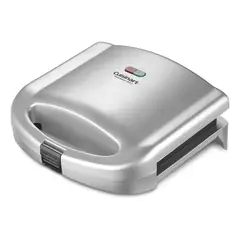 CUISINART - Parrilla Para Sándwich Doble Con Revestimiento Antiadherente 1500 W