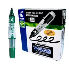 PILOT - Marcador Recargable Borrable Verde X12 Unds