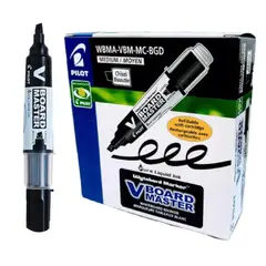 PILOT - Marcador Recargable Borrable Negro X12 Unds