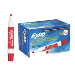 EXPO - Marcadores Borrables Tablero Rojo X12 Und