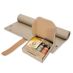 undefined - Caulé Kit Pro Taupé M - Tapete Jardinería + Kit Cuidado Completo Orgánico