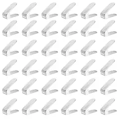ENERGY PLUS - Set X36 Organizadores Zapatos Ajustables Ahorrador Blanco