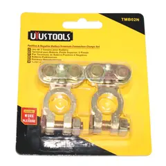 UYUSTOOLS - Set X2 Bornes Para Bateria Tipo Normal Uyus