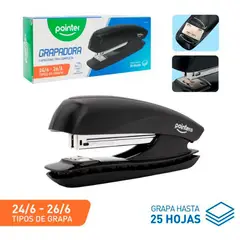 POINTER - Grapadora Plástica Tira Completa 25 Hojas