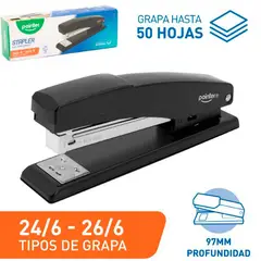 POINTER - Grapadora Metálica Tira Completa 50 Hojas