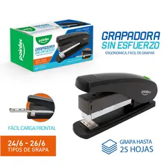 POINTER - Grapadora Carga Frontal 25 Hojas