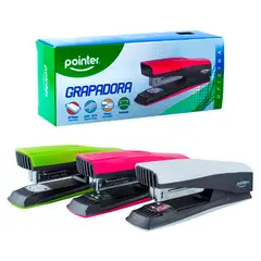 POINTER - Grapadora 20 Hojas Cols Neon 57 mm Pza