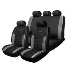 B EQUIP - Set Fundas Carro Cubre Asiento Pvc Forro Protector 11 Piezas