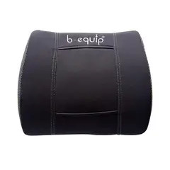 B EQUIP - Cojin Lumbar Para Asiento Memory Foam Ergonomico Silla Carro
