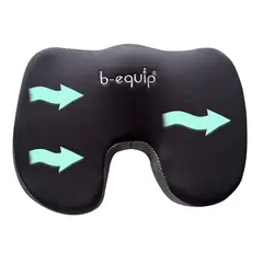 B EQUIP - Cojin Asiento Silla Ergonomico Con Memory Foam Carro Oficina