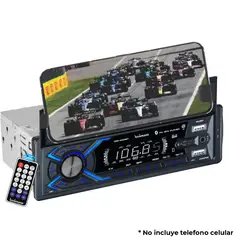 BOWMANN - Radio Carro Bluetooth Con Soporte Celular