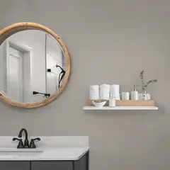 JUST HOME COLLECTION - Repisa Leyva 60x20.5x12.5cm Blanco/Madera Natural