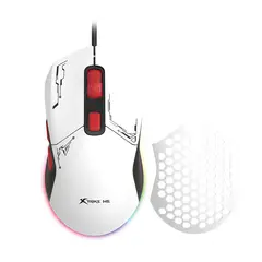 XTRIKE ME - Mouse Gamer RGB Óptico PC USB 6 Botones 7200 DPI