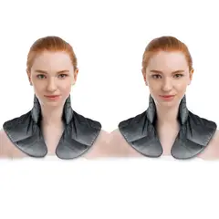 STYLE STARS - Set X2 Manta Térmica Dolores de Cuello Espalda Aromaterapia Gris
