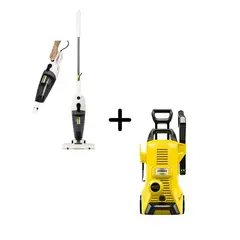 KARCHER - Hidrolavadora 1700psi 6.3lt/Min + Aspiradora Vertical Vcl 1 1000 W