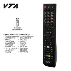 VTA PLUS - Control Remoto Universal Para Smart Tv Vta