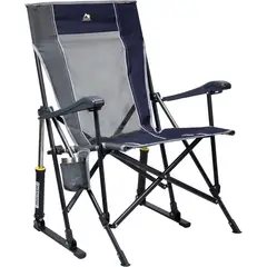 GCI OUTDOOR - Silla de Camping Plegable Rocking Chair con Reposabrazos y Soporte