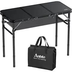 undefined - Mesa de Camping Plegable con Almacenamiento