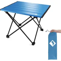 VILLEY - Mesa de Camping Plegable Ultraligera con Bolsa