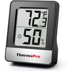 THERMOPRO - Termómetro Higrómetro Digital Para Ambientes Interiores Con Alta Precisión