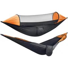 G4FREE - Hamaca doble con mosquitera integrada para camping y jardín