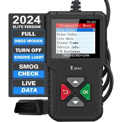 undefined - Escáner Automotriz Ediag YA101 OBD2 con Prueba EVAP y Sensor de Oxígeno